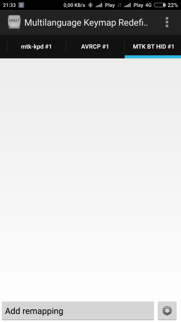 KeyMapRedefiner Add remaping